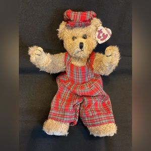 Ty Scotch golf stuffed teddy bear